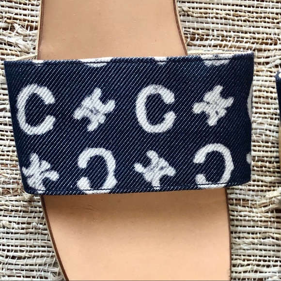 CELINE • Vintage Slides RARE Monogram Mules 37 - Picture 2 of 8